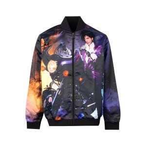 prince rain cover bomber jacket